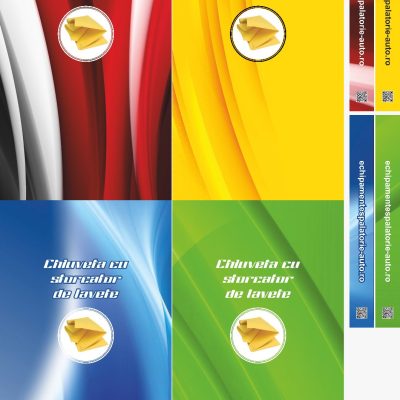 Colant / autocolant chiuveta self service simpla sau cu storcator